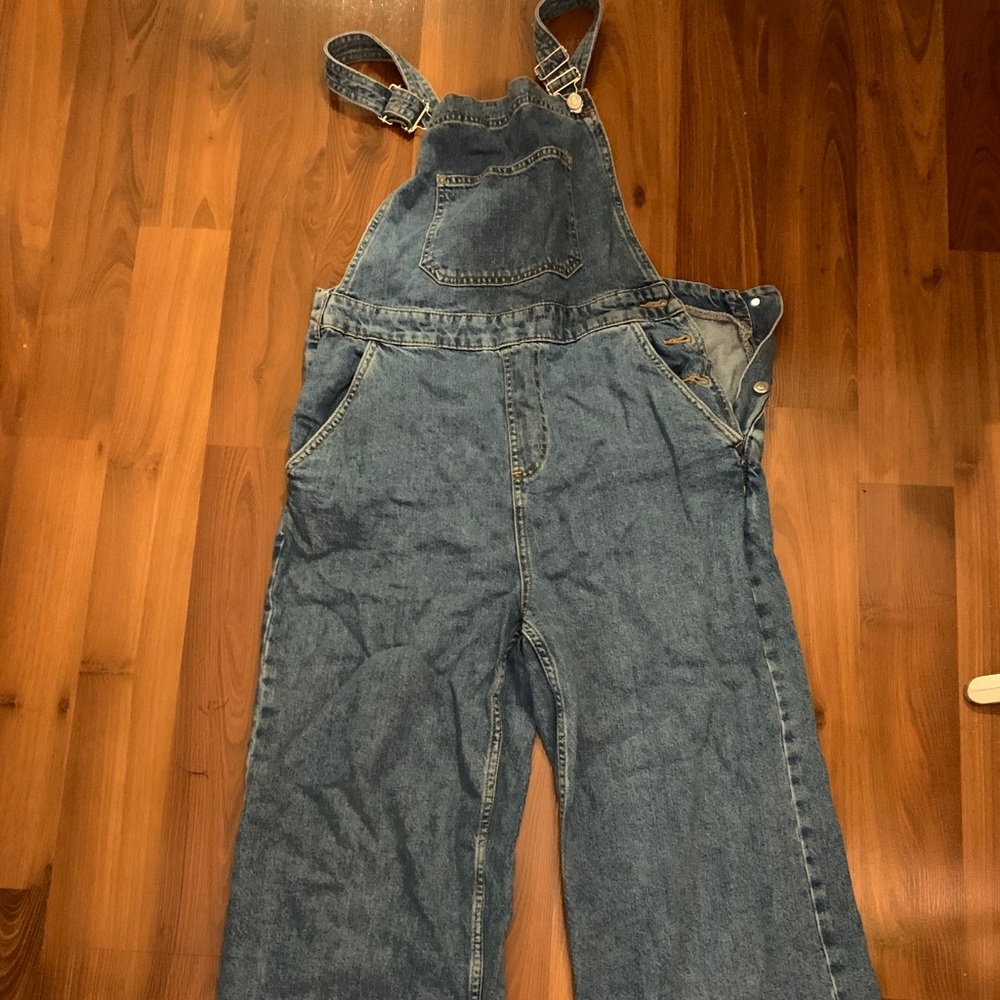 TOPSHOP Moto Denim Overalls